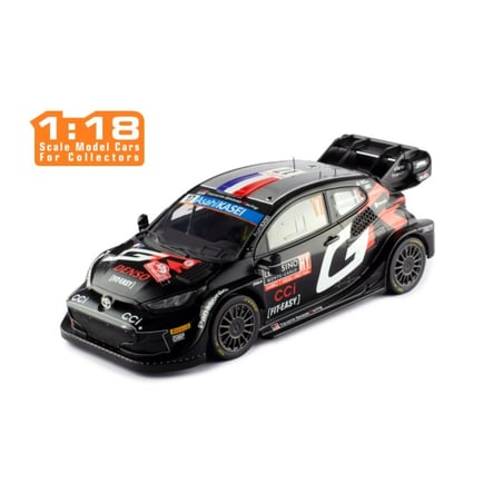 IXO 1/18 Toyota GR Yaris Rally 1 Hybrid No.17 2nd Rally Monte Carlo 20024 Sebastien Ogier / Vincent Landais