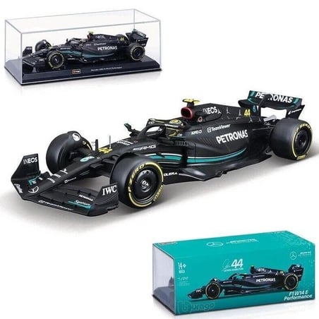 Bburago 1/25 Mercedes-AMG W14 F1 Petronas No 44 Lewis Hamilton 2023