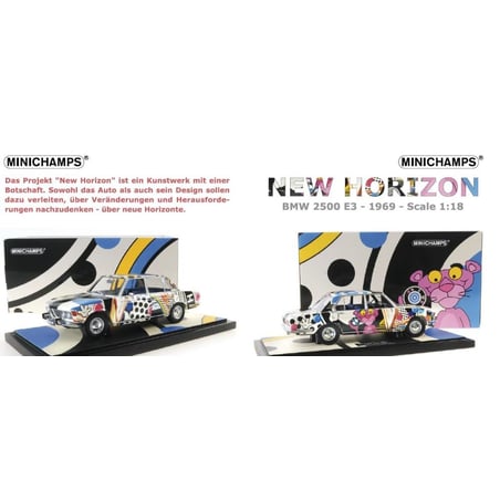 Minichamps 1/18 BMW 2500 (E3) 1969 Pink Panther New Horizon