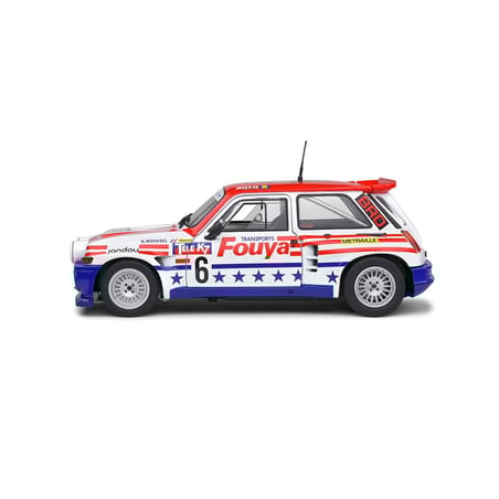 Solido 1/18 Renault 5 MAXI Rally Cross 1987 No.6 G. Roussel