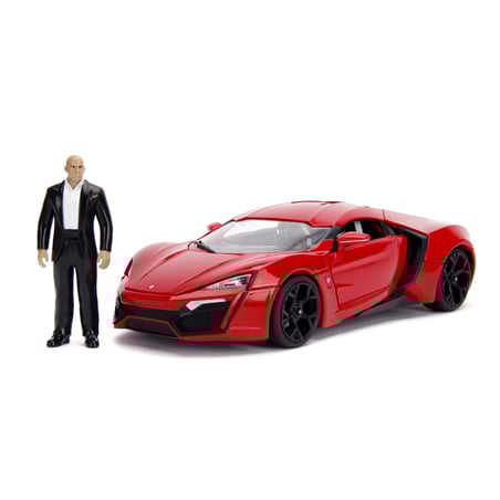 1/18 Dom's Lykan Hypersport with lights and Dom's Figurine