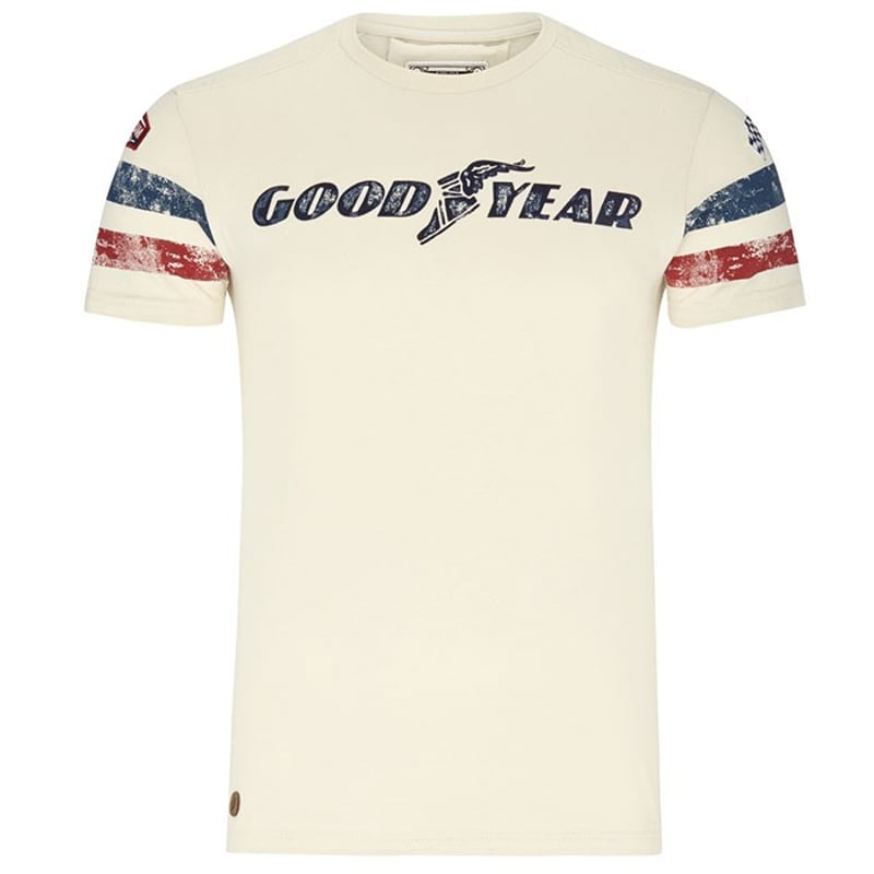 Goodyear Men's T-Shirt "Grand Bend" Vintage sand