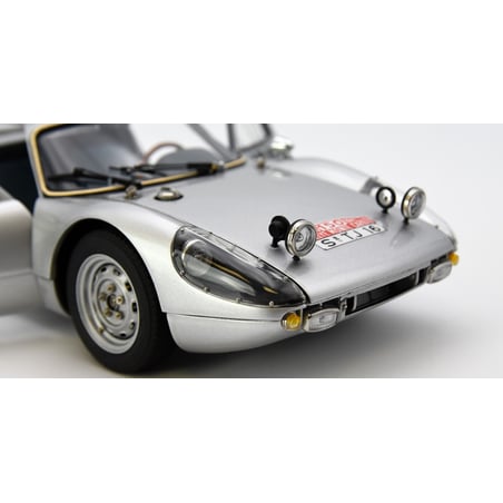 CMC 1/18 Porsche 904 Carrera GTS (chassis No. 904-006) No.150 2nd Rallye Monte Carlo 1965 Eugen Böhringer/Rolf Wütherich