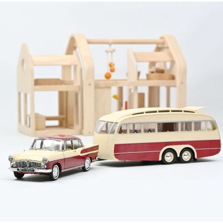 1:18 Simca Vedette Chambord 1958 & Caravane Henon