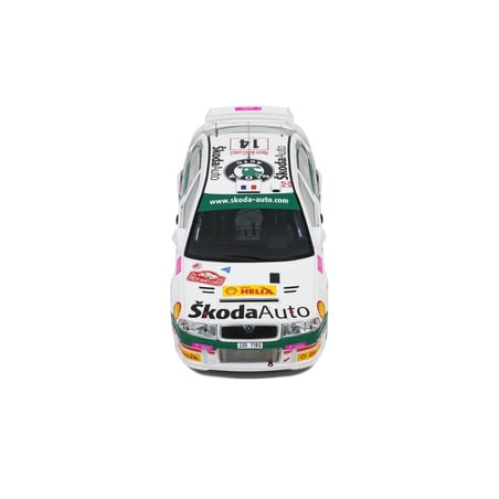 Otto Mobile 1/18 Skoda ctavia WRC EVO3 No.14 Rally Monte Carlo 2003 D.Auriol - D.Giraudet