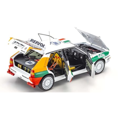 Kyosho 1/18 Lancia Delta HF Integrale 1993 Jolly Club Totip Racing Rally Monte Carlo No.5 Andrea Aghini / Sauro Farnocchia