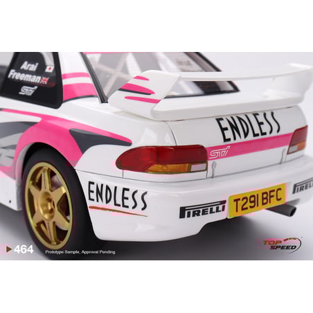 Top Speed 1/18 Subaru Impreza S5 WRC '98, No.22, Tour de Corse,Rallye de France, 1999, Arai Toshi / Freeman Roger
