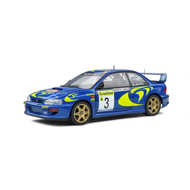 Solido 1/18 Subaru Impreza 22B Rallye Monte Carlo 1998 No.3 Colin McRae Nicky Grist