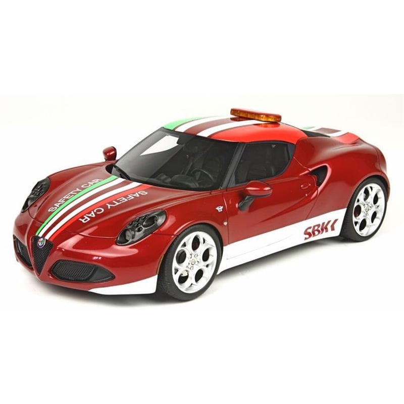 Top Marques 1/18 Alfa Romeo 4C (SBK)Super Bike Safety Car 2014