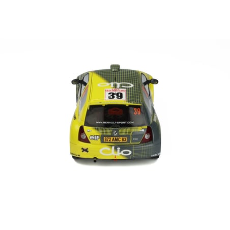 Otto Mobile 1/18 Renault Clio 2 Super 1600 Rally Monte Carlo 2004 N. Bernardi / D.Giraudet
