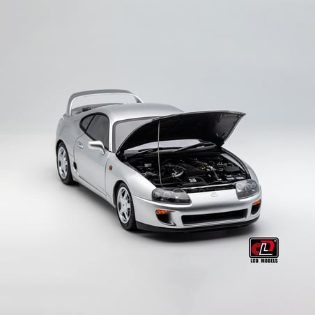 LCD Models 1/18 Toyota Supra MKIV (A80) Coupe 1993 (Car lift and key fob included)