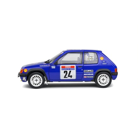 Solido 1/18 Peugeot 205 Rallye Gr.A No. 24 Tour de Corse 1990 R.Boursier/B.Frangin