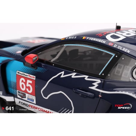 Top Speed 1/18 Ford Mustang GT3 No.65 Multimatic Motorsports 2025 IMSA Daytona 24 Hrs Class Winner C.Mies/F.Vervisch/D.Olsen
