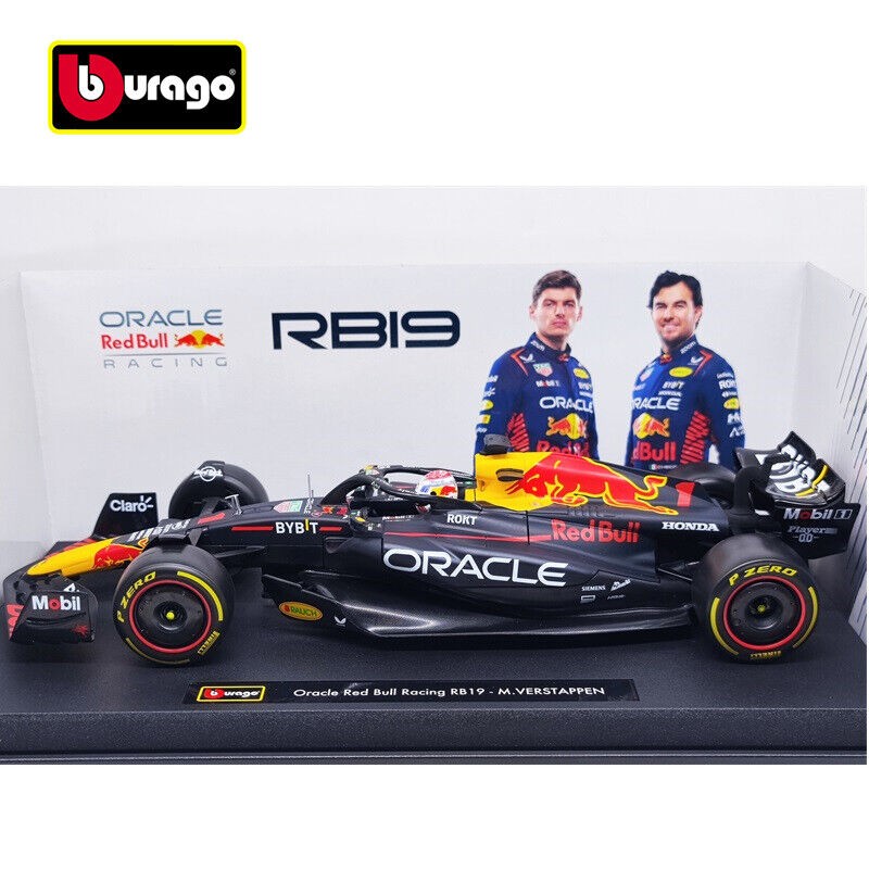 Bburago 1/18 Oracle Red Bull Racing RB19 No.1 Max Verstappen 2023