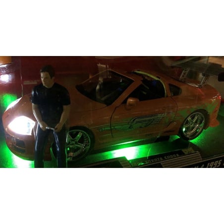 1/18 Brian's 1995 Toyota Supra with lights and Brian's Figurine