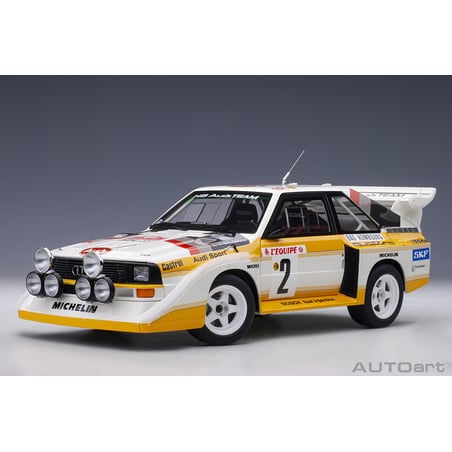 1:18 Audi Sport Quattro S1 Rally Monte Carlo 1986 W. Röhrl/C. Geistdörfer No.2