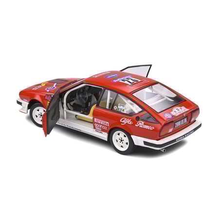 Solido 1/18 Alfa Romeo GTV6 Tour de Corse 1985 No.23, Loubet/Vieu