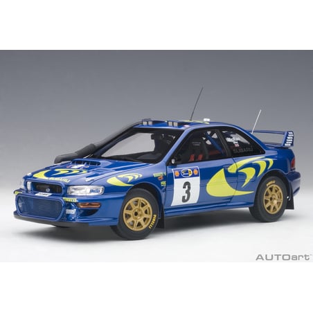 Autoart 1/18 Subaru Impreza WRC Rally of Safari 1997  No.3 C.McRae/N.Grist
