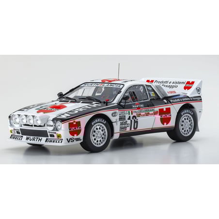 1/18 Lancia Rally 037 1983 Gr.B Wurth, Martini Rally Costa Smeralda No.16 (Night Version) 1983 Drivers G.F. Cunico/E.Bartolich