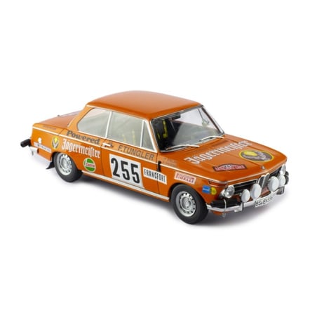 IXO 1/18 BMW 2002 Jägermeister No.255 Rallye Monte Carlo 1973 Wolfgang Stiller/Axel Wagener