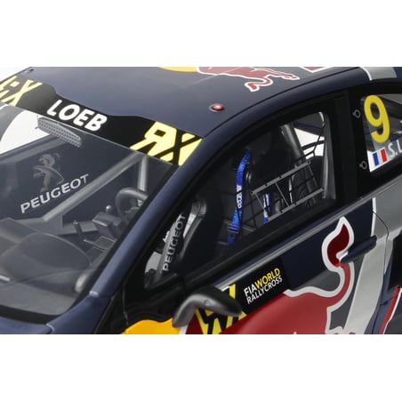 Otto Mobile 1/18 Peugeot 208 No.9 Winner WRX Belgium GP S.Loeb 2018