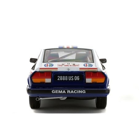 1:18 Alfa Romeo GTV6- 3rd Tour De Corse Rallye 1986-No.14- Drivers: Y. Loubet / JM. Andrie (Solido)