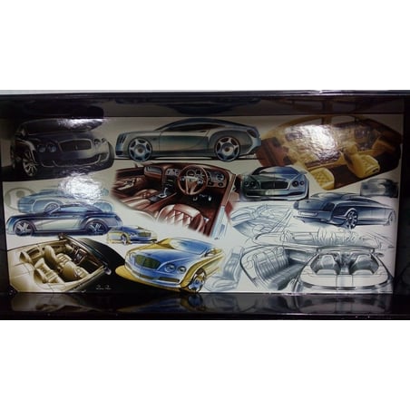 Minichamps 1/43 Set of 3 Bentleys Bentley Continental GTC/Bentley Continental Flying Spur/Bentley Continental GT