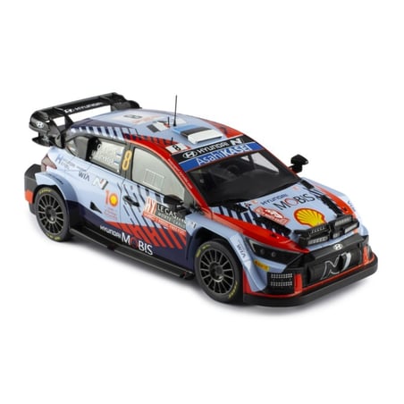 IXO 1/18 Hyundai i20 N Rally 1 No.8,  Rallye Monte Carlo 2024 O.Tanak/M.Jarveoj