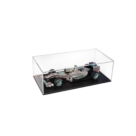 Atlantic Case 1/18 Stuttgart Premium Deluxe Acrylic Display Case with Carbon Fiber effect base