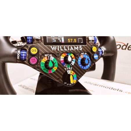 Minichamps 1/1 Team Williams F1 FW46 Steering Wheel No.23 Alex Albon/Franco Colapinto/Logan Sargeant 2024