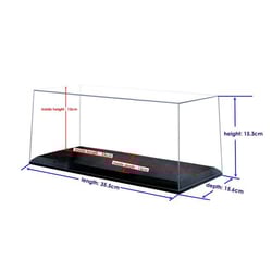 Triple9 1/18 Acrylic Single Showcase with 4 mobile LED lamps for model cars in scale 1/18 or 1/24