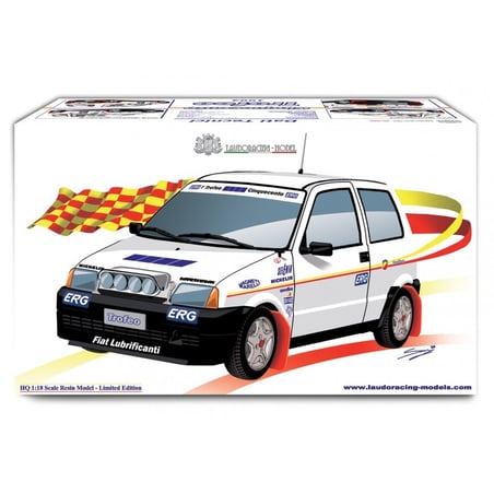 Laudo Racing 1/18 Fiat Cinquecento Trofeo No.65 Rally MonteCarlo A.Tumaini/A Viale 1993