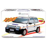 Laudo Racing 1/18 Fiat Cinquecento Trofeo No.65 Rally MonteCarlo A.Tumaini/A Viale 1993