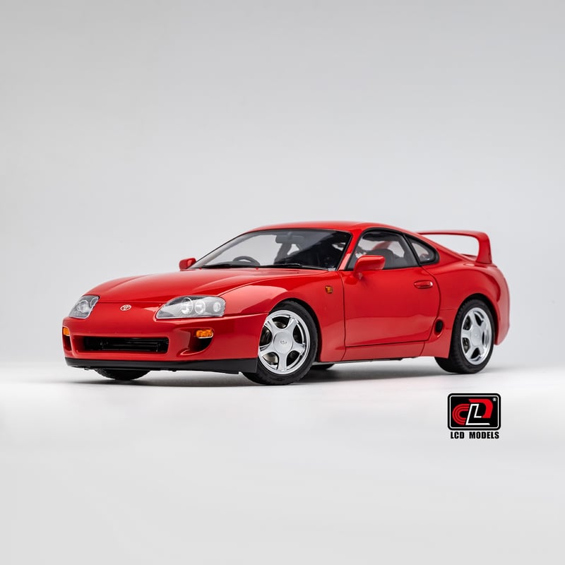 LCD Models 1/18 Toyota Supra MKIV (A80) Coupe 1993 (Car lift and key fob included)