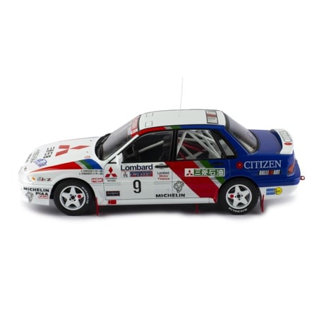 IXO 1/18 Mitsubishi Galant VR-4 No.9 2nd RAC Rallye 1990 Staffan Parmander/Kenneth Eriksson