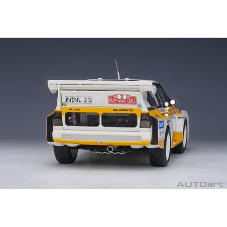 1:18 Audi Sport Quattro S1 Rally Monte Carlo 1986 W. Röhrl/C. Geistdörfer No.2