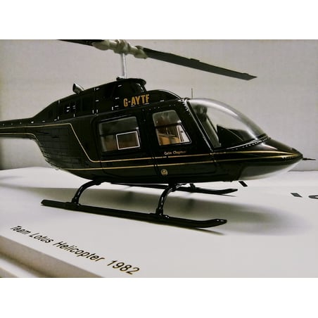 1/43 Bell 206B Jet Ranger II  Team Lotus Helicopter 1982, Colin Chapman