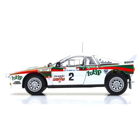 Kyosho 1/18 Lancia Rally 037 Totip 1984 San Marino No.2 A.Vudafieri / L.Pirollo