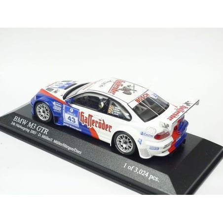 Minichamps 1/43 BMW M3 GTR ADAC 24h 2001 No.43 J. Muller/D.Muller/C.Hurtgen/M.Duez