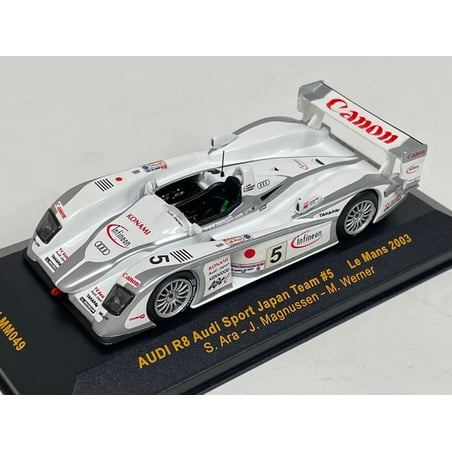 IXO 1/43 AUDI R8 Sports Japan Team Le Mans 2003 No.5 S.Ara/J.Magnussen/M.Werner