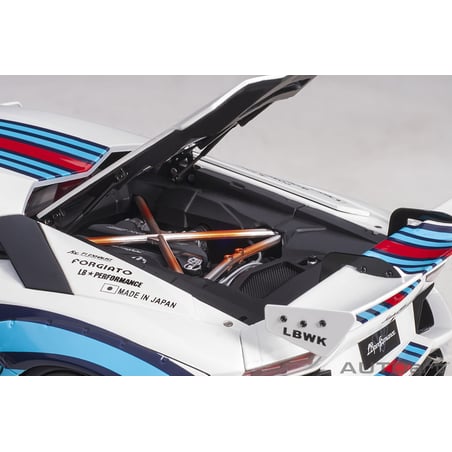 Autoart 1/18 Lamborghini Aventador Liberty Walk LB-Works Limited Edition Martini Livery