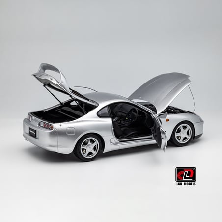 LCD Models 1/18 Toyota Supra MKIV (A80) Coupe 1993 (Car lift and key fob included)