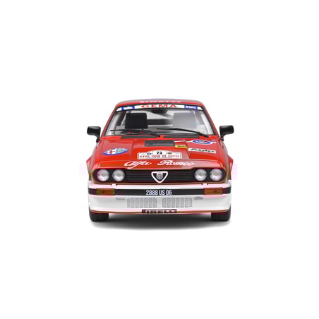 Solido 1/18 Alfa Romeo GTV6 Tour de Corse 1985 No.23, Loubet/Vieu