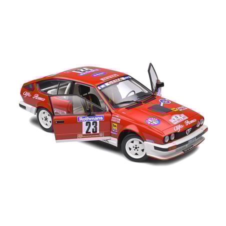 Solido 1/18 Alfa Romeo GTV6 Tour de Corse 1985 No.23, Loubet/Vieu