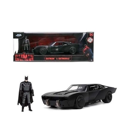JADA 1/18  Batmobile with Batman figure & functional lights from the Movie The Batman 2022