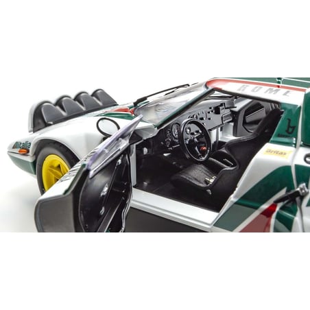 Kyosho 1/18 Lancia Stratos HF Alitalia, No.1, Winner Monte Carlo 1977(Night Version) S.Munari/S.Maiga