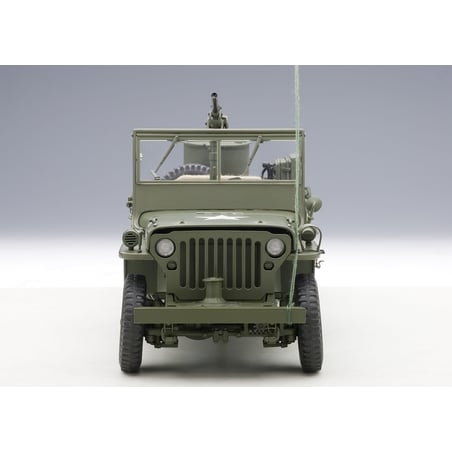 1/18 Jeep Willys, 1943 U.S. Army with Trailer and Accessories