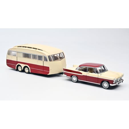 1:18 Simca Vedette Chambord 1958 & Caravane Henon