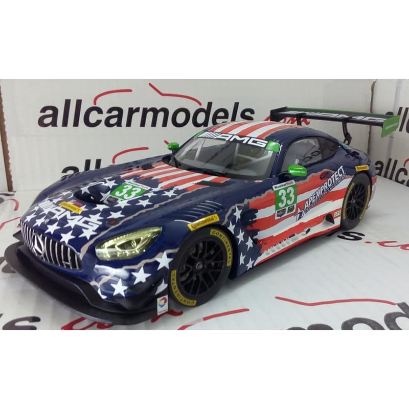 Norev Dealer Pack 1/18 Mercedes AMG GT3 Mercedes AMG Team Riley Motorsports Customer Racing