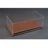 Atlantic Case 1/18 Mulhouse Premium Deluxe Acrylic Display Case with Brown Leather Base